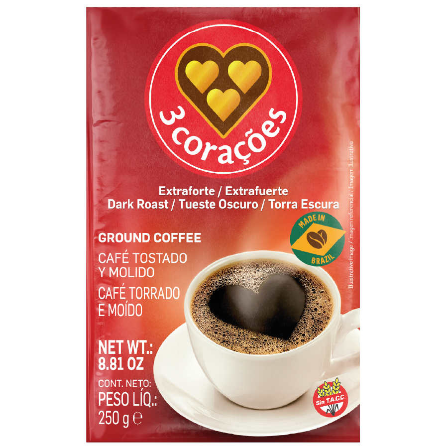 Café Tostado y Molido Extraforte al Vacío 250g